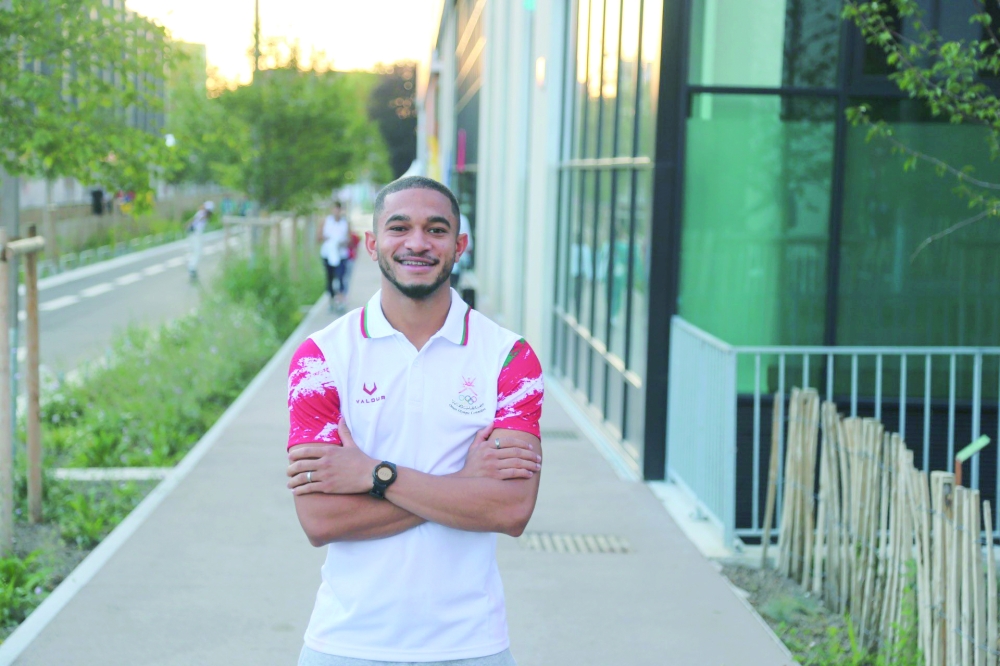 Oman’s sprinter Ali al Balushi 
