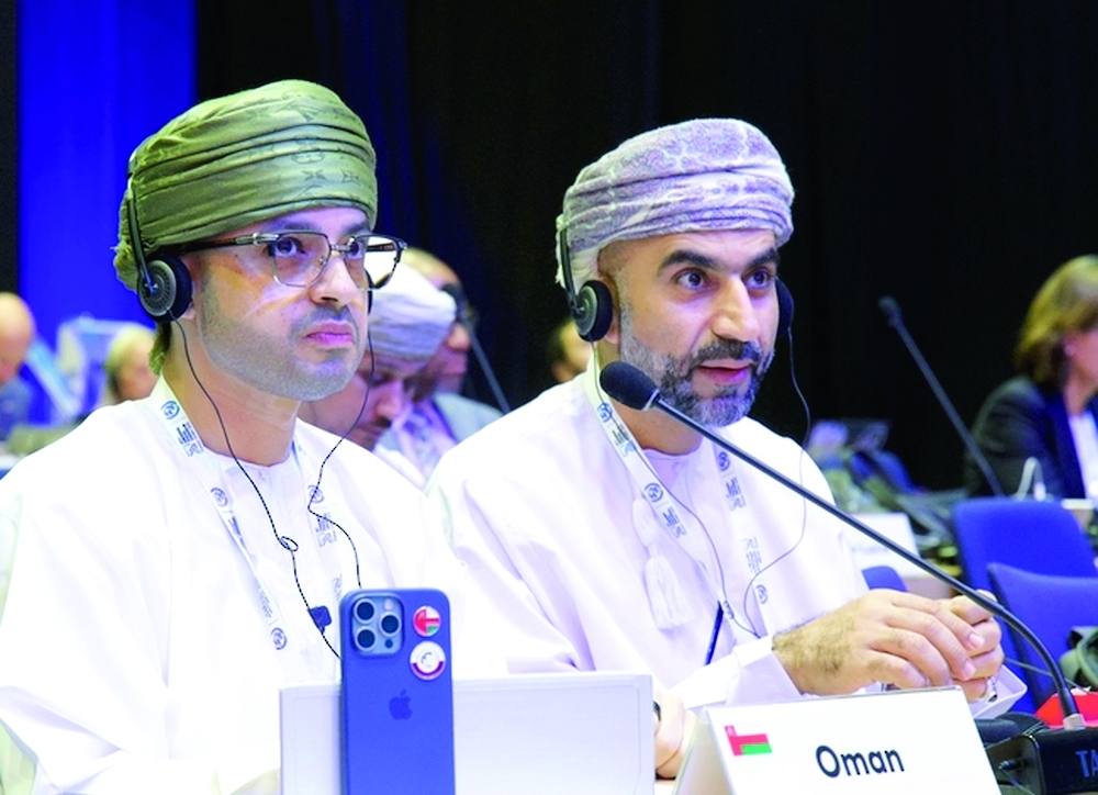 Sayyid Nasr bin Badr al Busaidy, Chief Postmaster General at Oman Post, at the conference