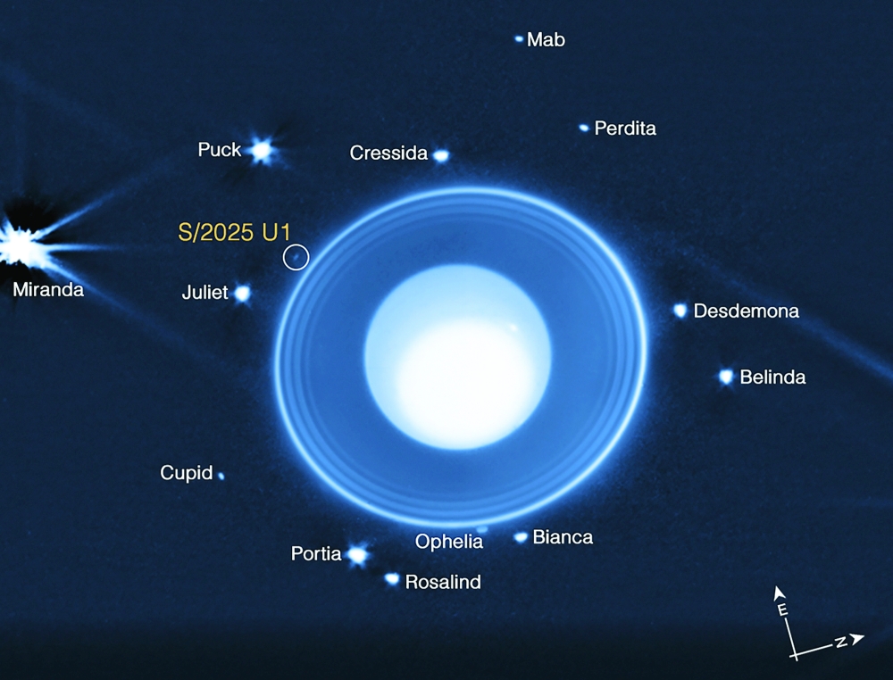 Uranus Was Hiding a Moon Outside Its Rings