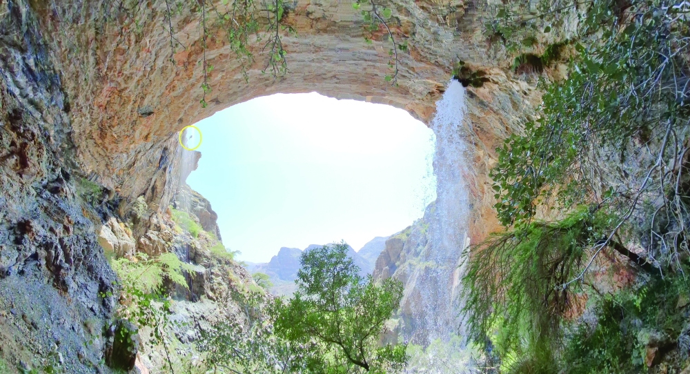 The thrill of creating a new canyon route in Wadi al Bawarid