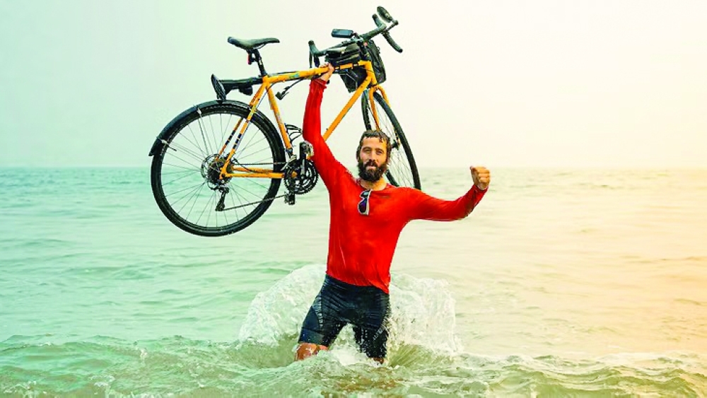Mitchell Hutchcraft undertook a 12,000 km expedition to Mount Everest, the world's longest ever ascent from sea to summit.
