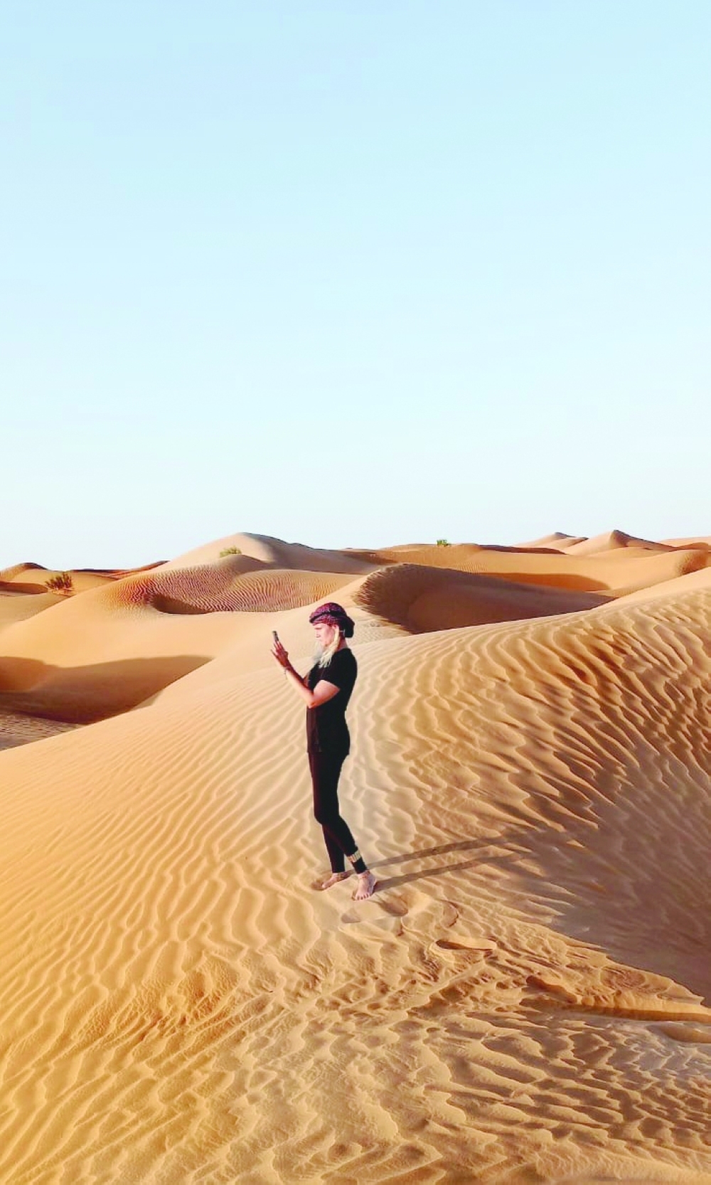 Nicoletta Vittori pictures the towering dunes of Rub Al Khali