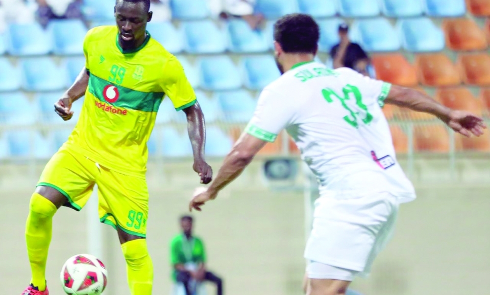 Seeb and Samayil player in action