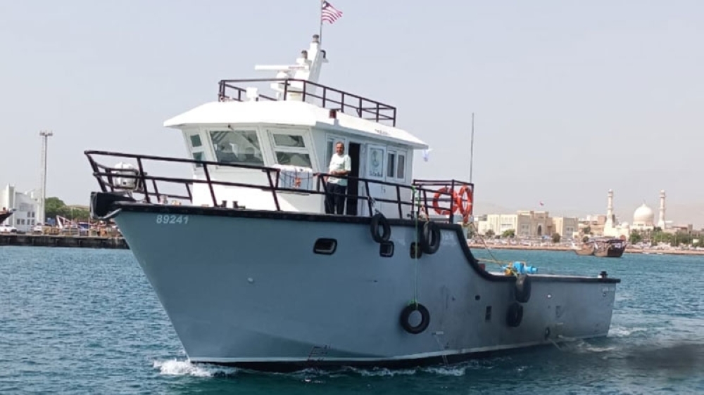 The vessel, measuring 23 metres in length, boasts a versatile design suitable for various fishing methods.