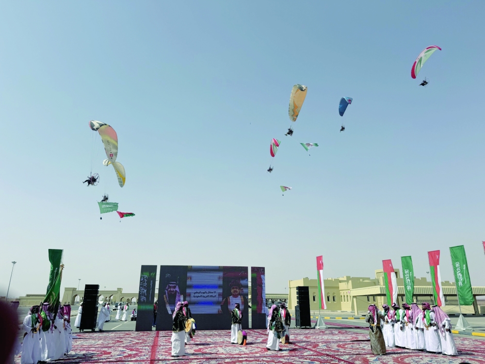 The event featured artistic performances reflecting the deep relations between the two countries. - ONA