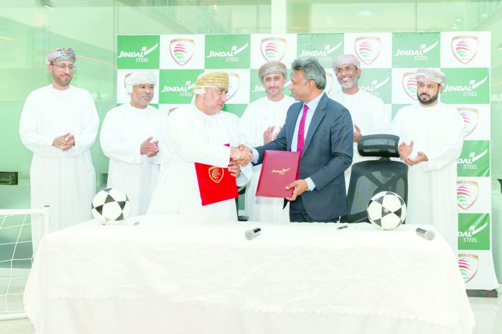 The agreement also includes sponsoring the training academies of the 'Jindal League' clubs.