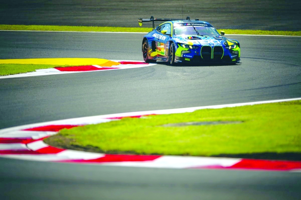 Ahmed al Harthy during Fuji race 