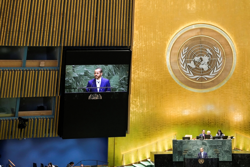Oman calls for just peace, Palestinian statehood at UNGA