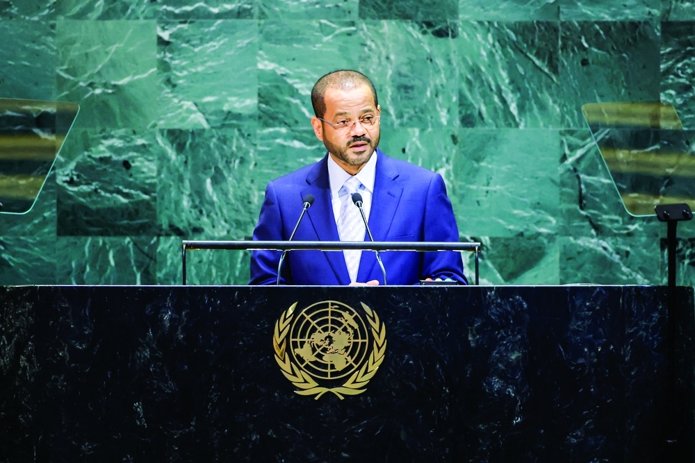Oman calls for just peace, Palestinian statehood at UNGA