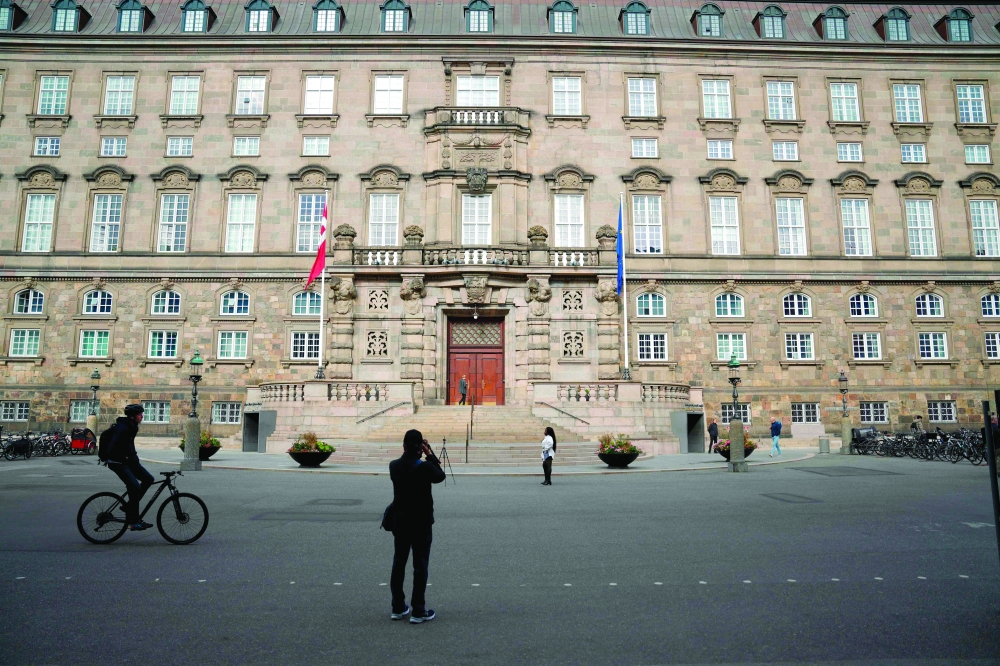 The Christiansborg in Copenhagen to host the seventh EU summit of the European Political Community (EPC). — AFP