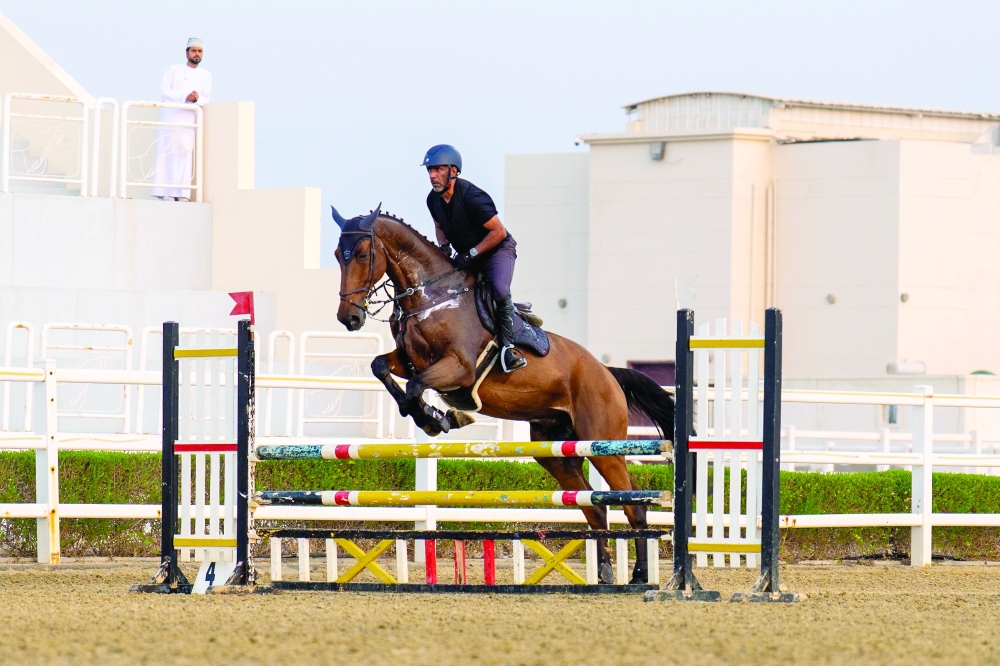 A total of 61 horses took part in the show jumping event.