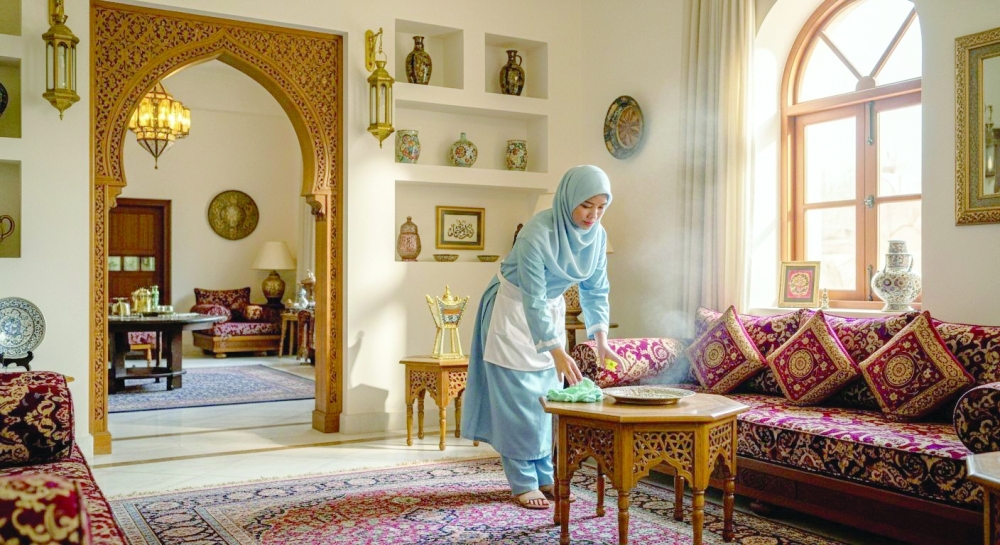 Maids, nannies, drivers and gardeners are an integral part of many Omani households.