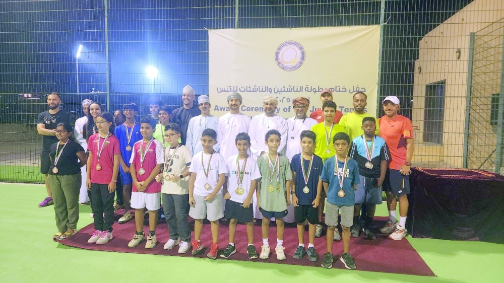 Hassan Mohammed Taqi, Treasurer of OTA, presented medals to the winners of the final matches.