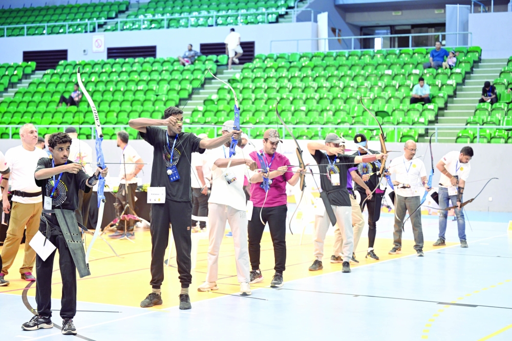Saudi referee Salman al Hilali praised the technical level of the archery championship.