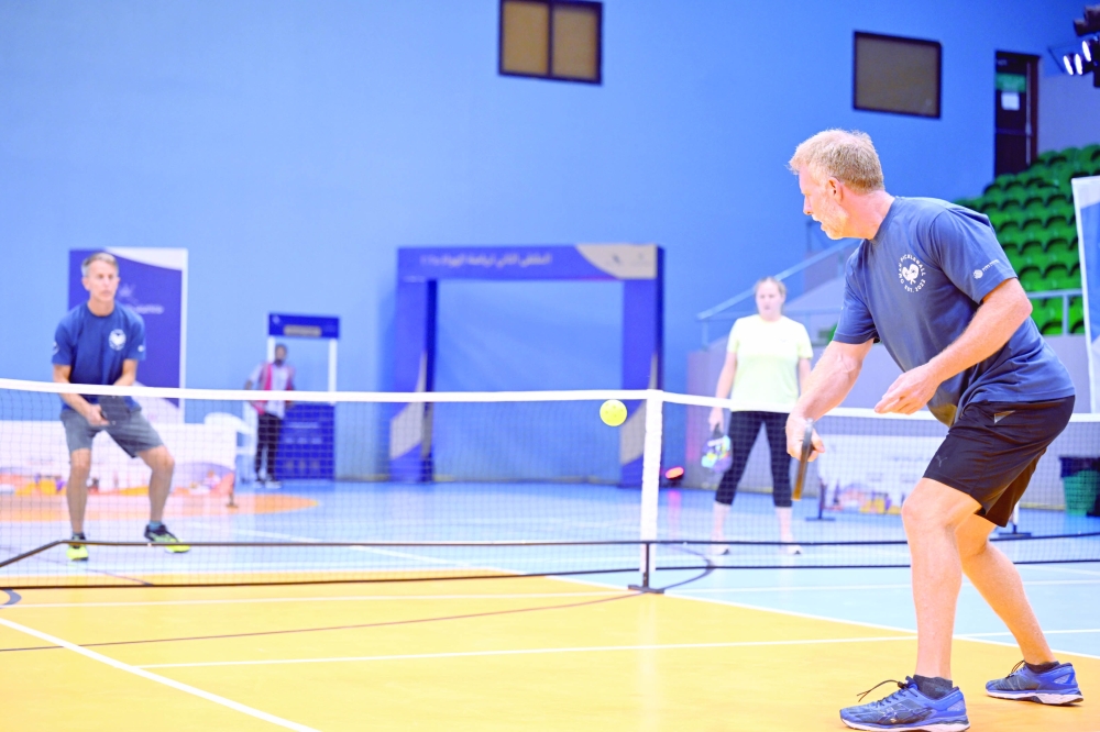Pickleball organiser and participant Hisham Shaaban said that pickleball is a social sport at its core.
