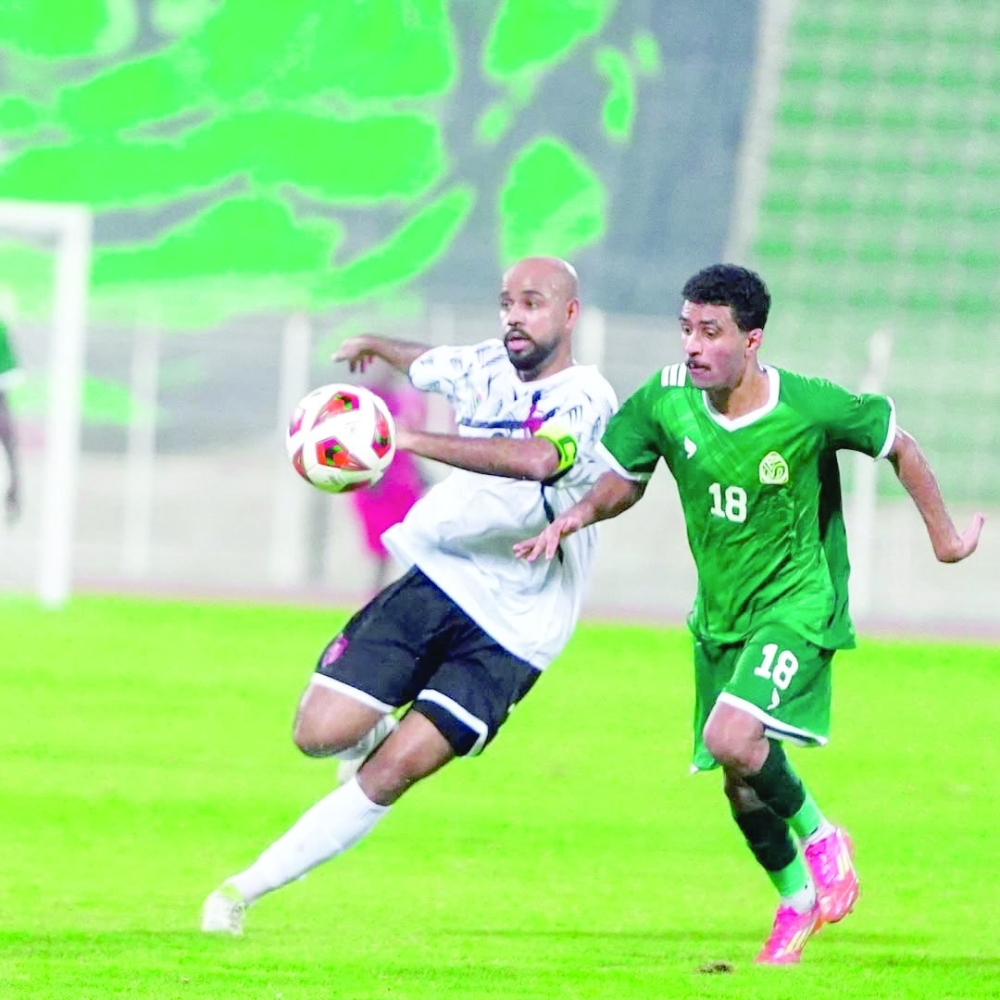 Sohar and Al Rustaq players in action during the Jetour Cup.