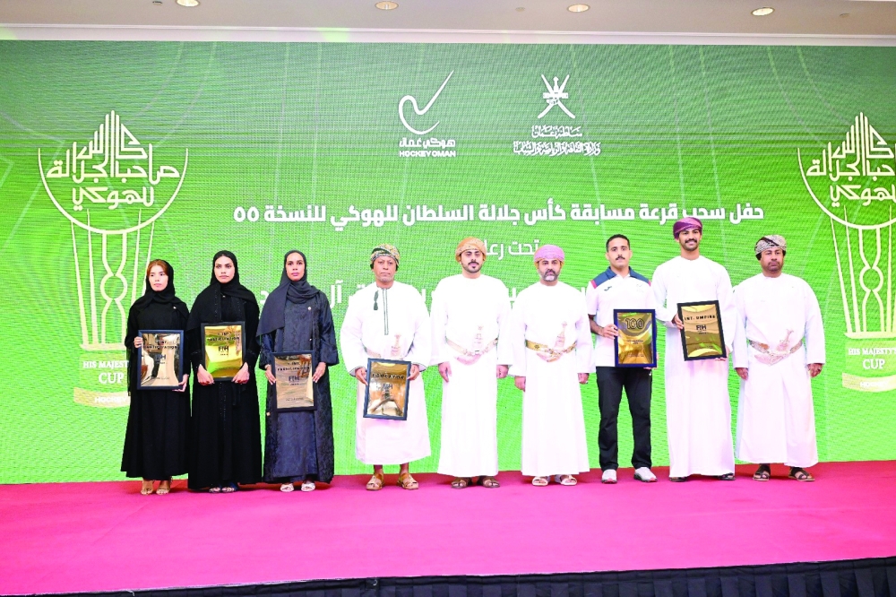 The recognition took place during the draw ceremony of the prestigious 55th edition of His Majesty the Sultan’s Cup for Hockey, marking a proud moment in the player’s career and in the history of Omani hockey.