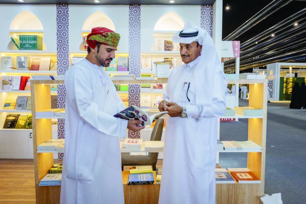 The Omani pavilion continues to draw academics and researchers from across the Arab world.