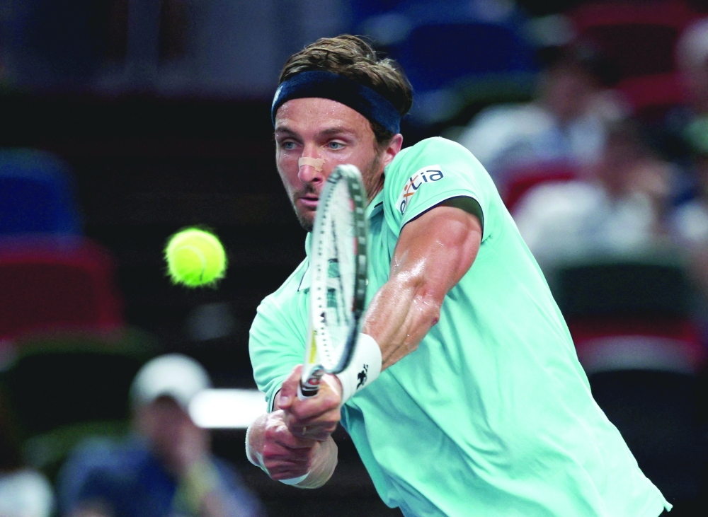 France's Arthur Rinderknech in action during his round of 32 match against Germany's Alexander Zverev. — Reuters