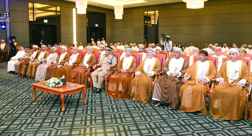 The forum's opening ceremony was held under the auspices of Maj Gen Sulaiman bin Ali al Husseini