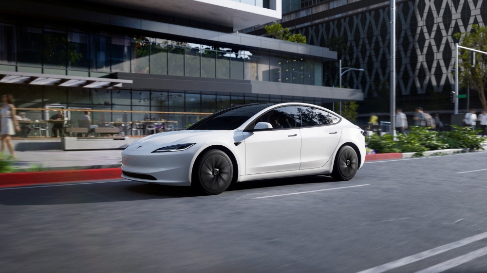 Tesla Motors' Model 3 Standard car is seen in this handout picture