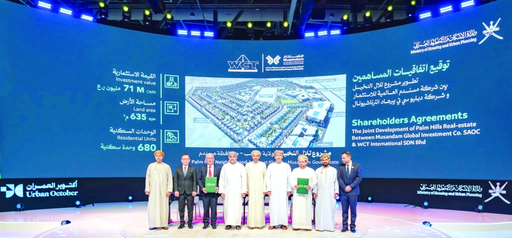 The signing ceremony took place on the first day of Urban October and the Home & Building Expo.