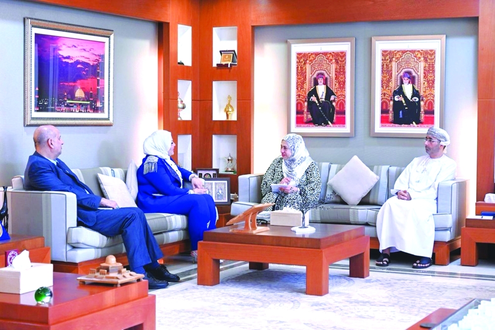 Dr Rahma holds talks with Prof Alia Abbas