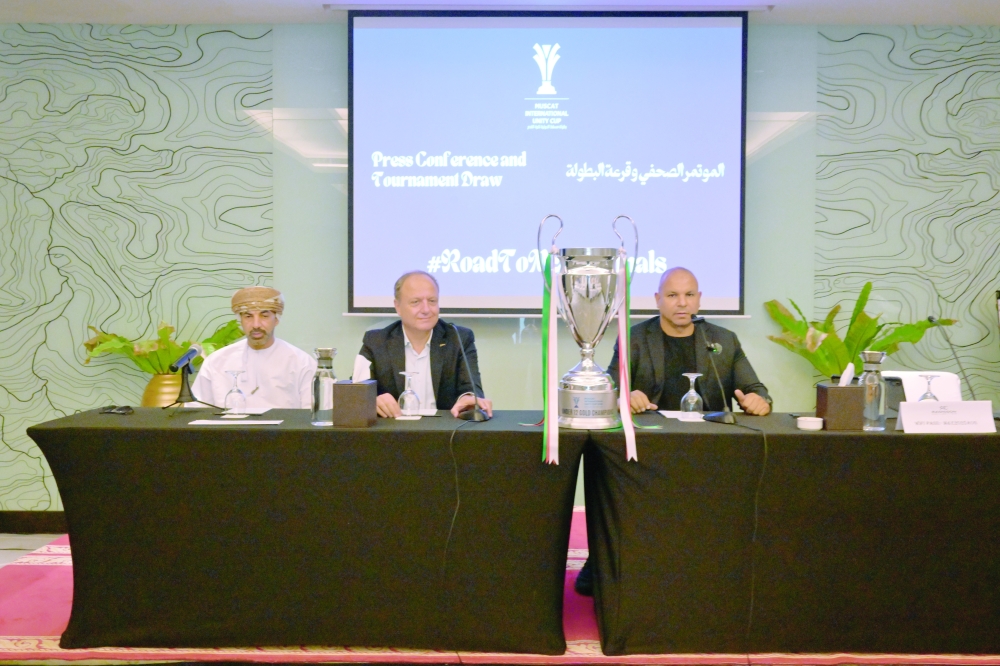 The tournament will take place from October 16 to 18, across two venues  the Royal Guards of Oman Stadium and Royal Flight School with matches distributed across five age categories. — Shamsa al Harthy 