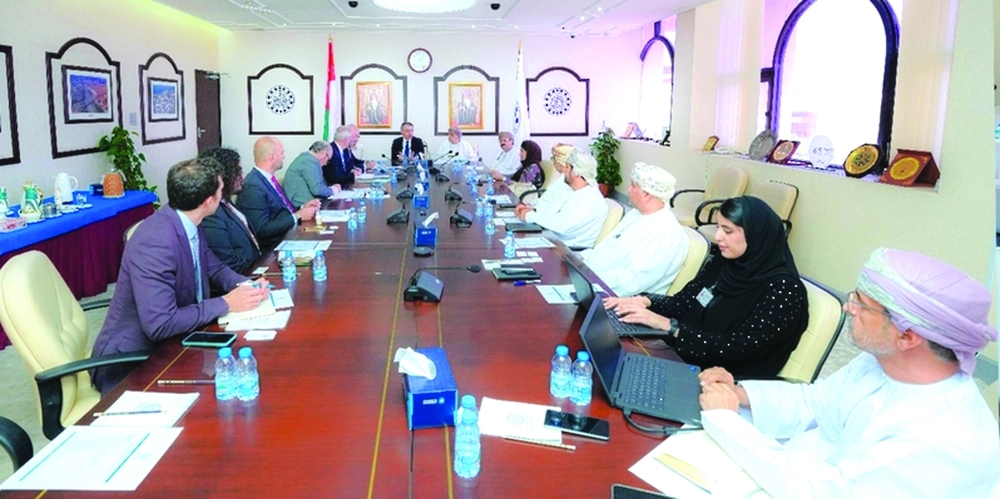 Jameel Ali Sultan, Head of the Omani Side of the Council, chaired the meeting