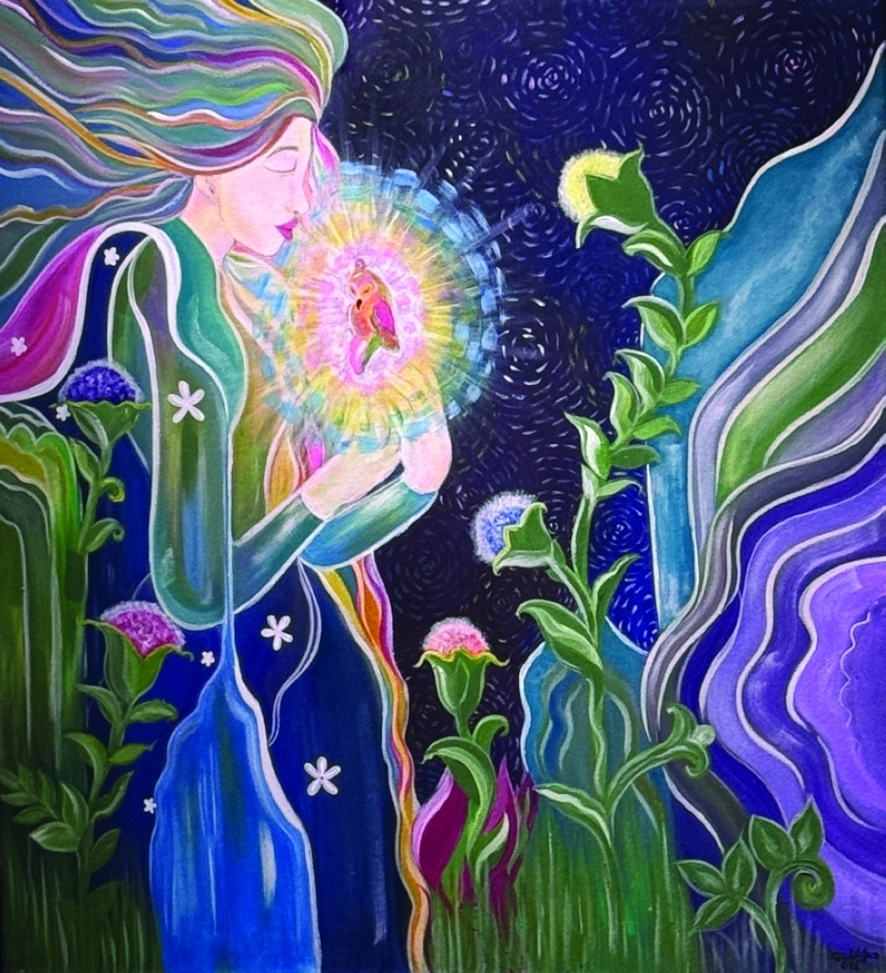 Abstract art in Oman explores emotion, freedom and creative expression