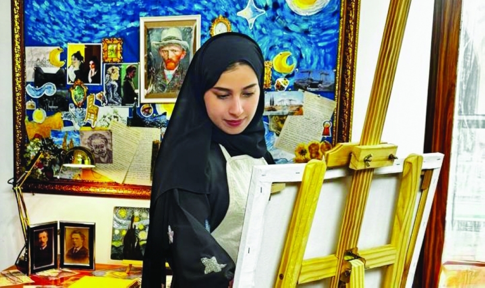 Abstract art in Oman explores emotion, freedom and creative expression