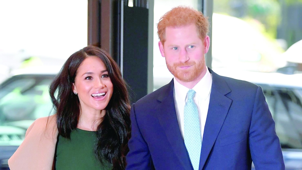 Harry and his wife Meghan