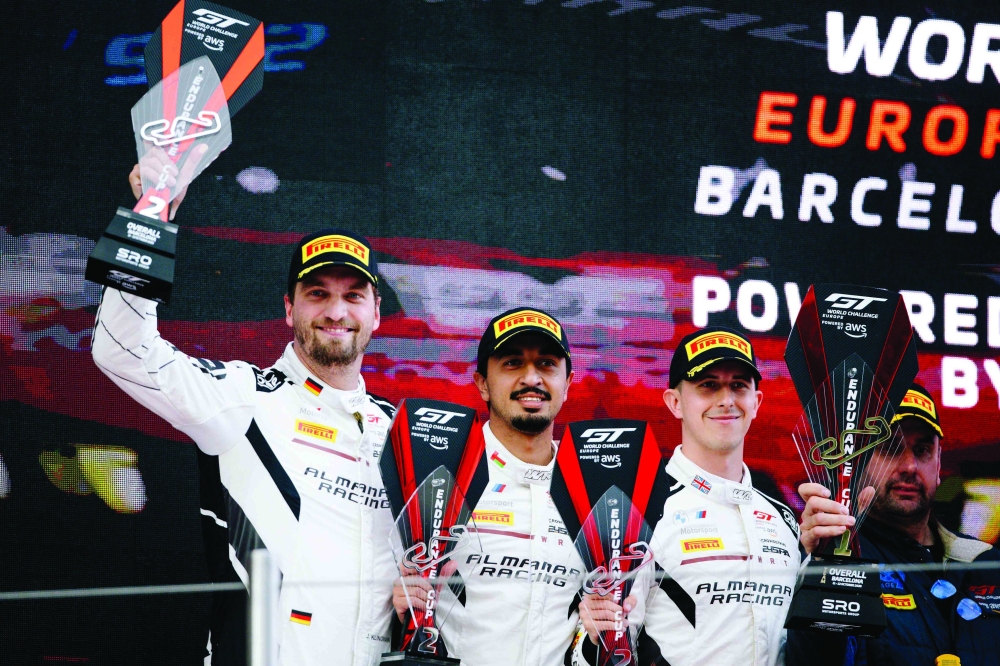 Al Manar Racing by Team WRT’s Al Faisal al Zubair, Jens Klingmann and Ben Tuck won the combined GT World Challenge Europe powered by AWS Teams’ Sprint and Endurance Teams’ title in the Gold Cup category.