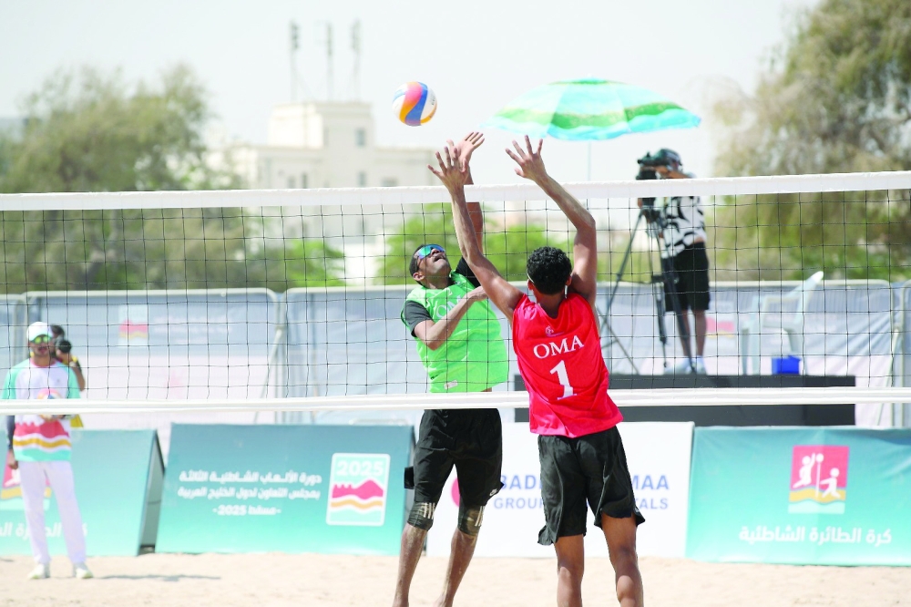 The event will run until Saturday at the sand court of Sultan Qaboos Sports Complex in Bausher.