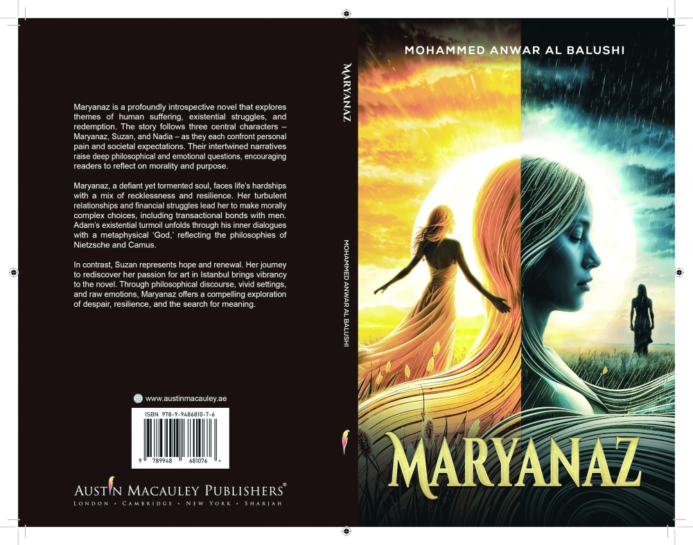 Through Maryanaz, Al Balushi invites readers to look within themselves and question the meaning of destiny, faith and self-discovery.