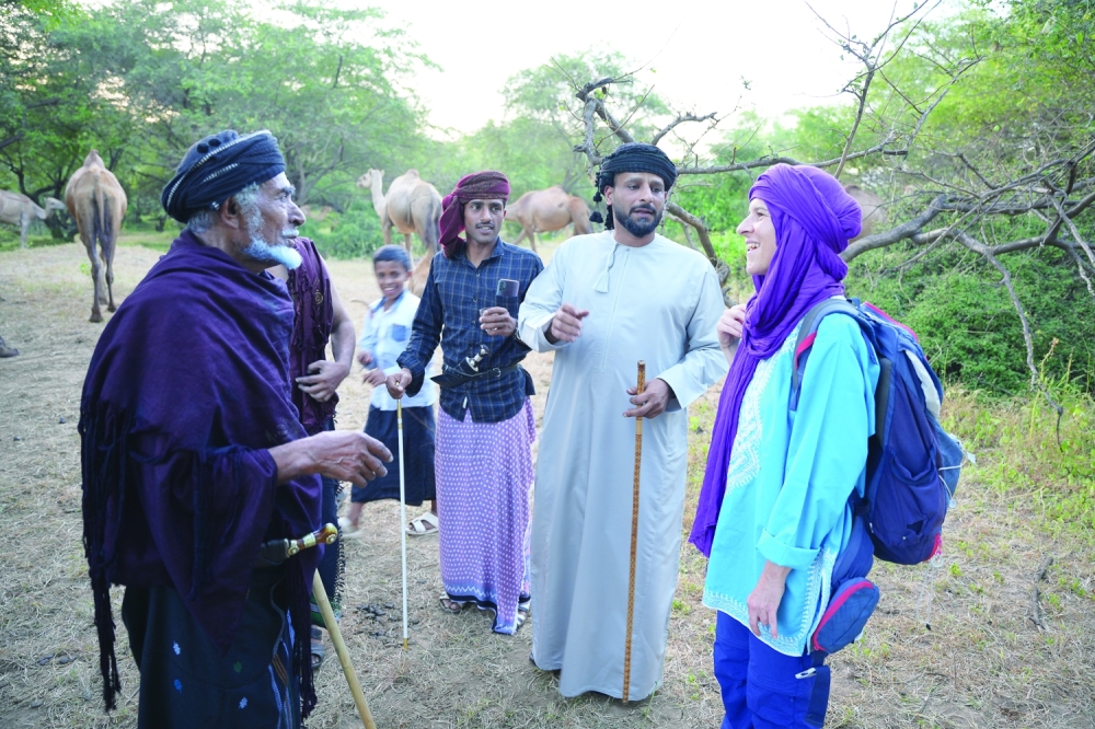 With the herders during the Khatla in Dhofar