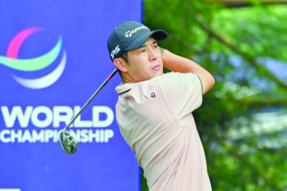 Keita Nakajima during the final round of the DP World India Championship.