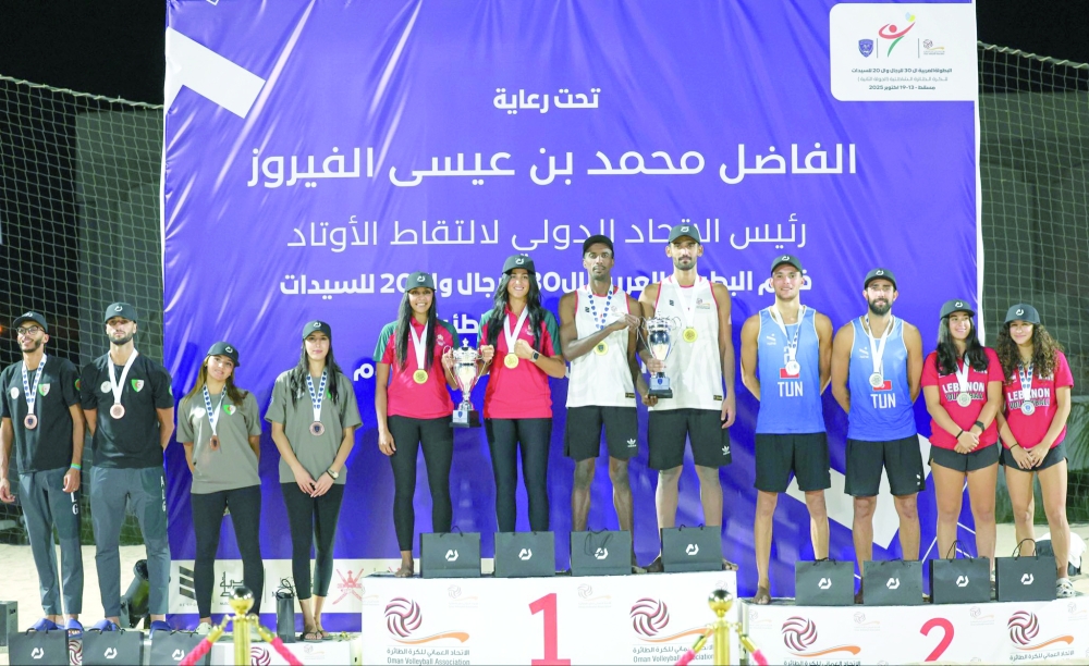 In men's category Oman clinched the first place with gold medal, Tunisia came second with silver, while Algeria came third with bronze. In the women’s category Morocco took first place with gold medal, while Lebanon came second with silver, and Algeria came third with bronze.