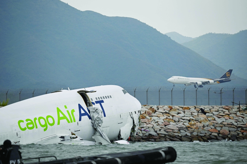 An ACT Airlines Boeing 747-400 cargo aircraft