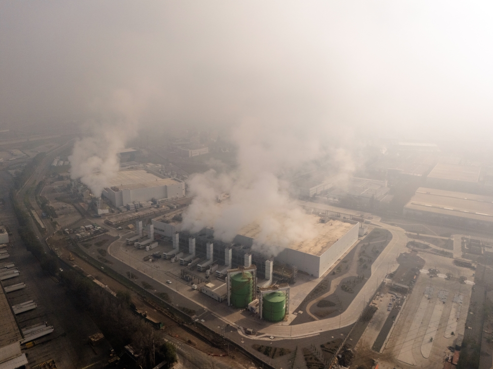 A Google data center in Santiago, Chile, July 13, 2025. As tech companies build data centers worldwide to advance artificial intelligence, vulnerable communities have been hit by blackouts and water shortages. (Marcos Zegers/The New York Times)