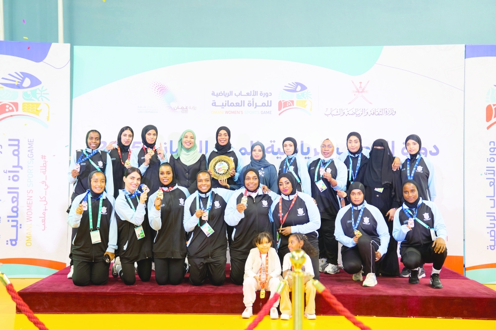 In athletics, Masirah continued their dominance by finishing first overall, with Salalah in second and Ahli Sidab in third.