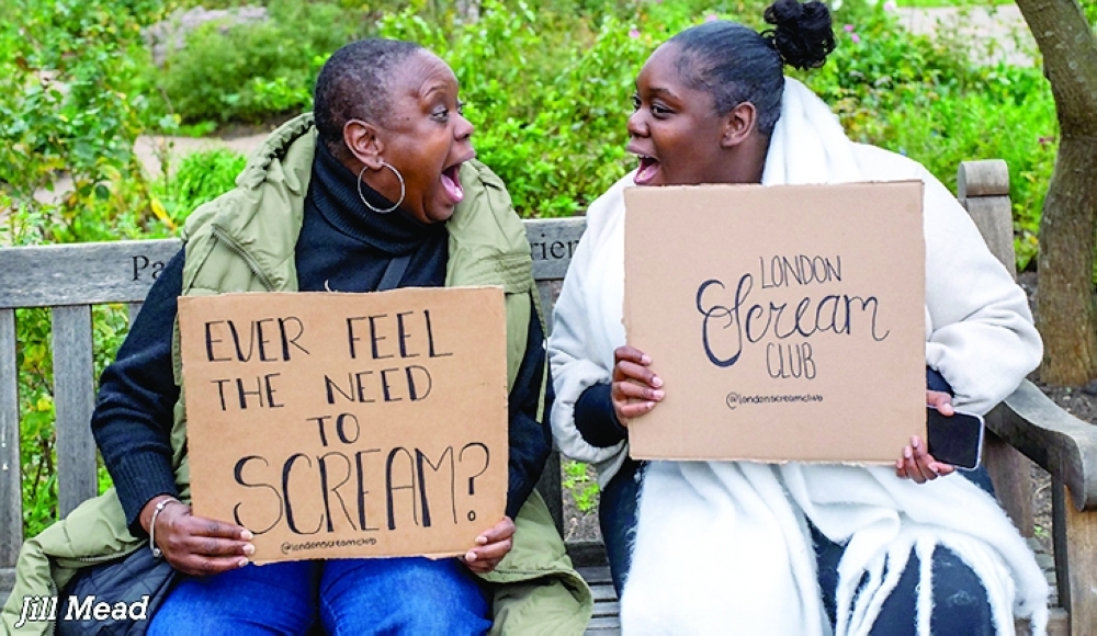 The scream therapy is a technique to release tension