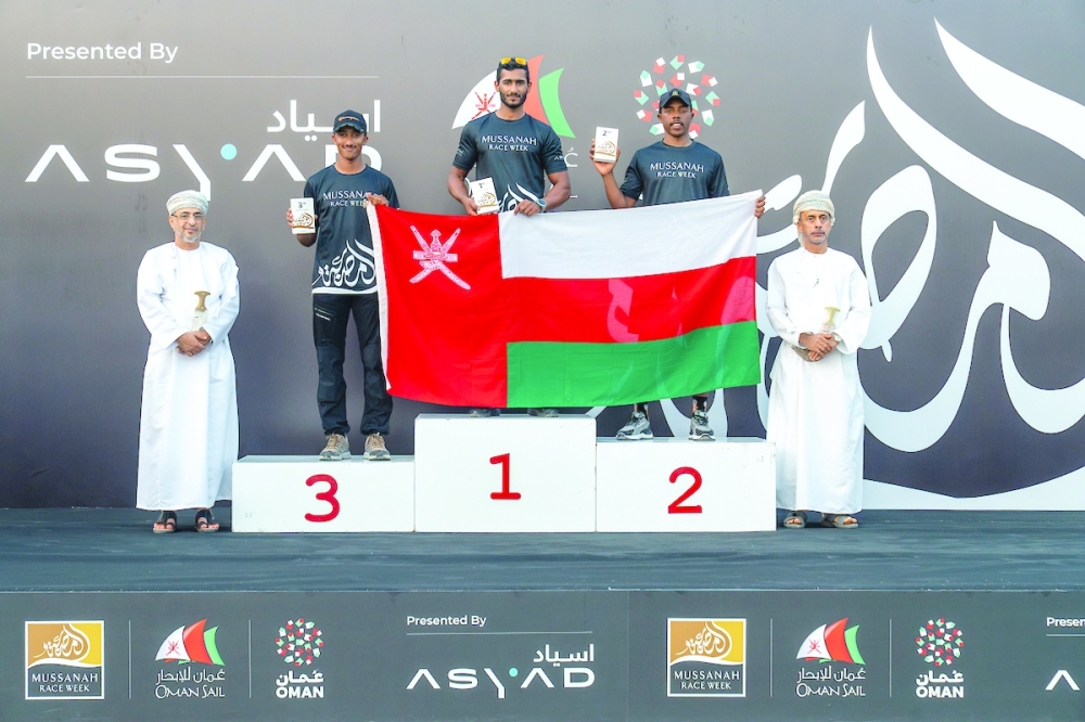 ILCA 7 overall winners.