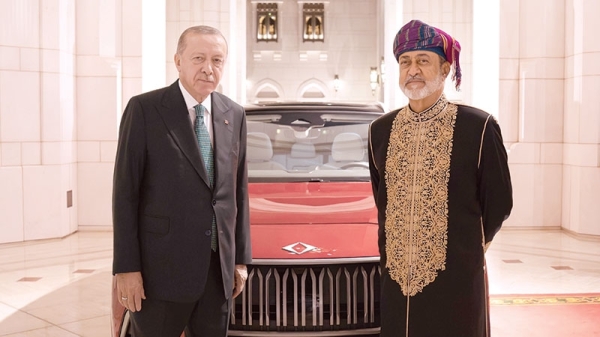 HM hosts dinner in honour of Turkish President
