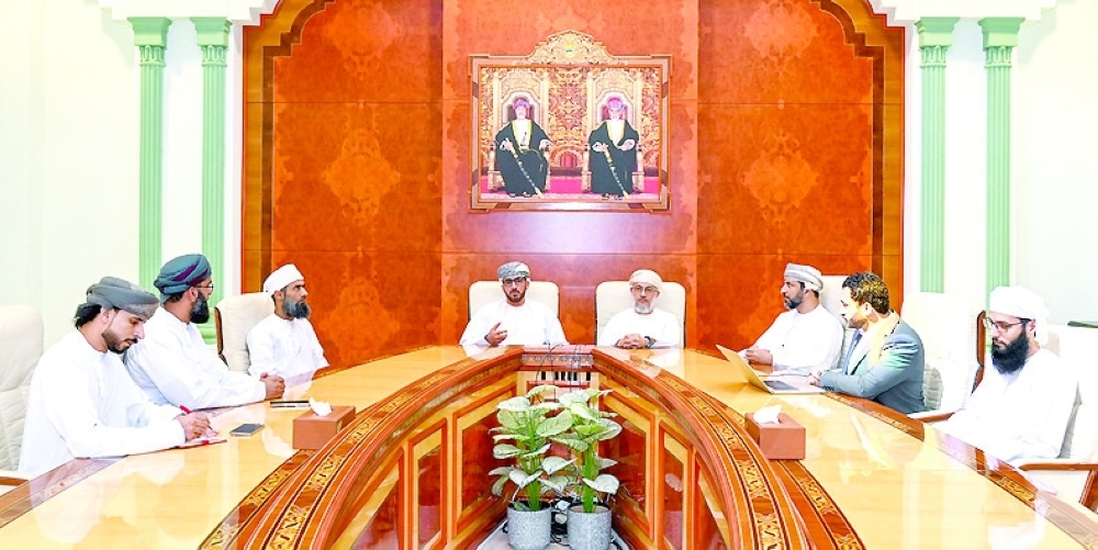 Officials at the press conference to announce the second edition of Oman Endowment Conference