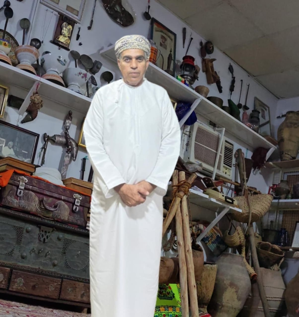 Salem bin Ali al Balushi, the visionary behind the exhibition