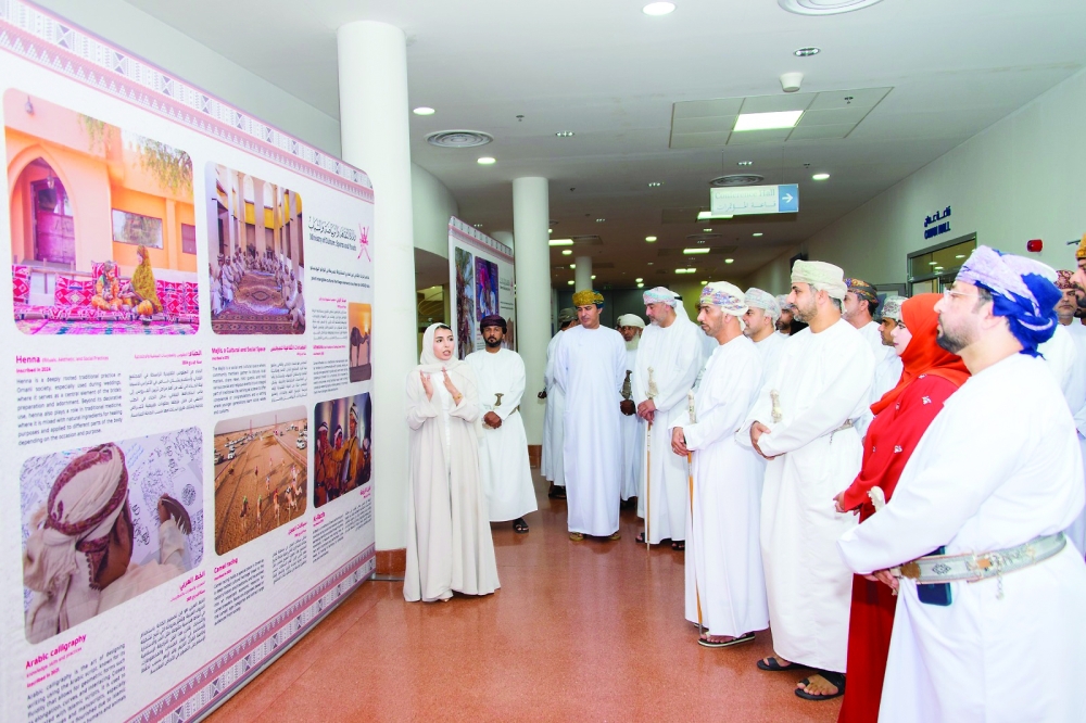 An exhibition displayed photographs by Omani artists 