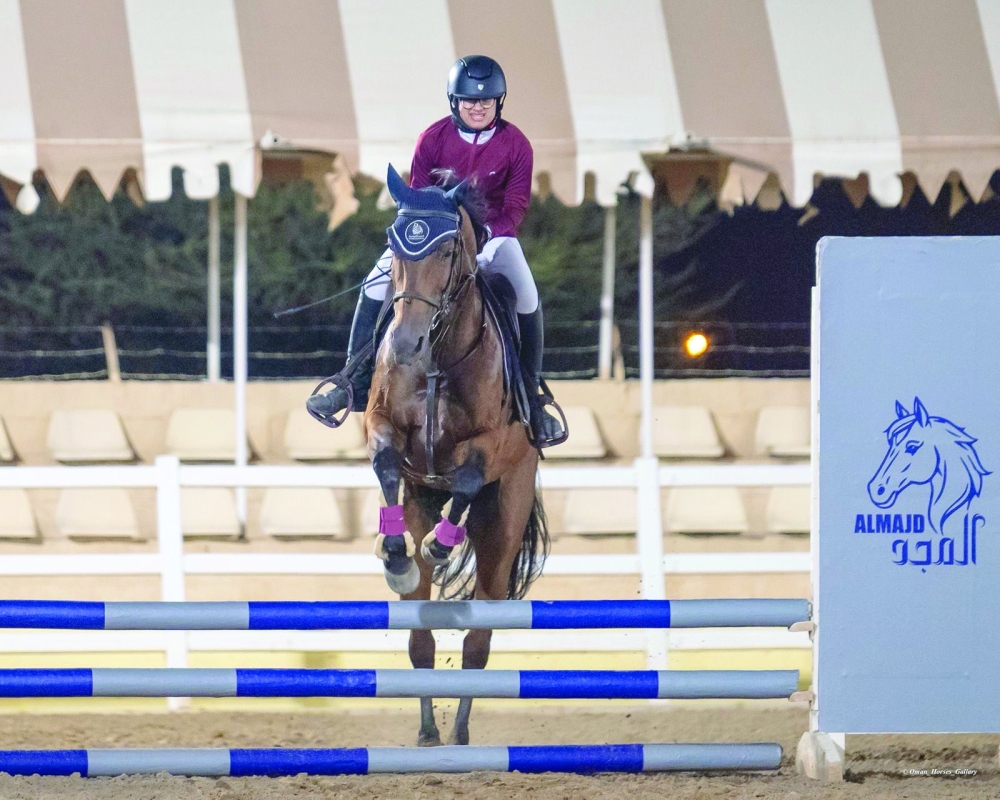 The 70 cm category, which featured 46 riders, was won by Ayman al Harrasi from Horseira Club.