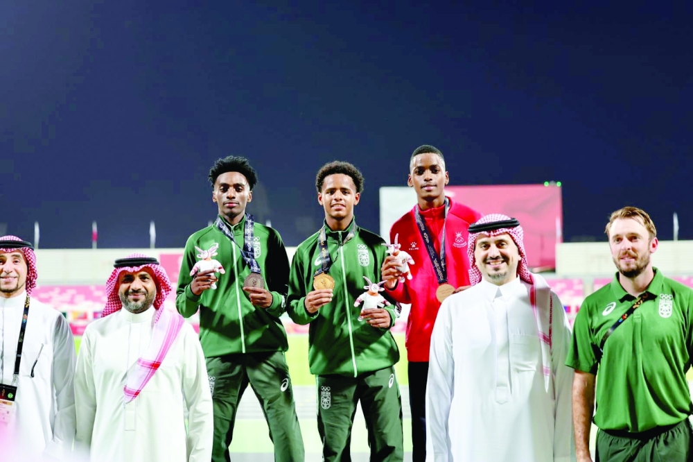 Oman’s athletics team achieved the delegation’s standout result through runner Al Yazan al Shamsi, who won a bronze medal in the 800 metres race.