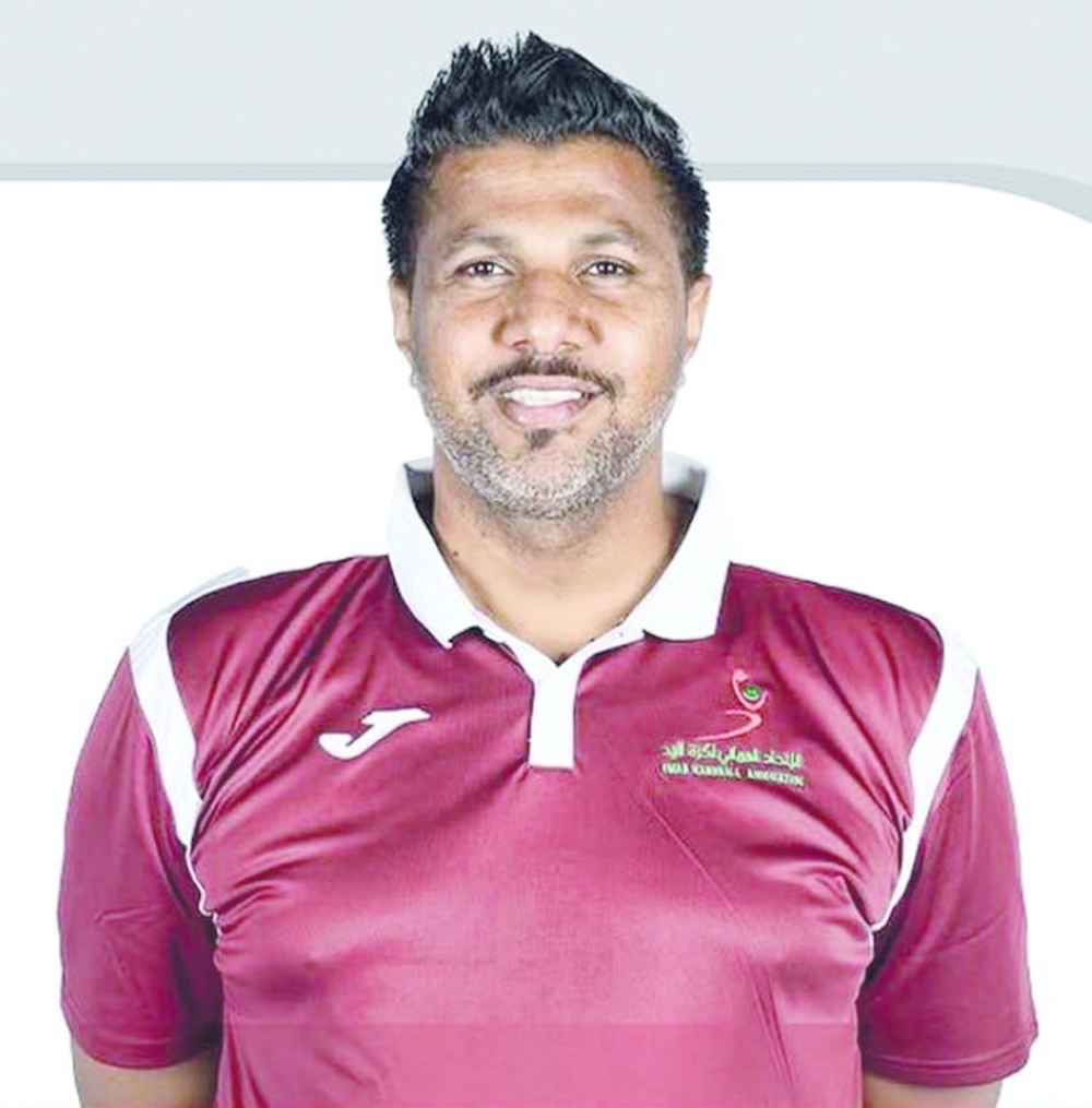 Nabil al Balushi, head coach of Oman handball team.